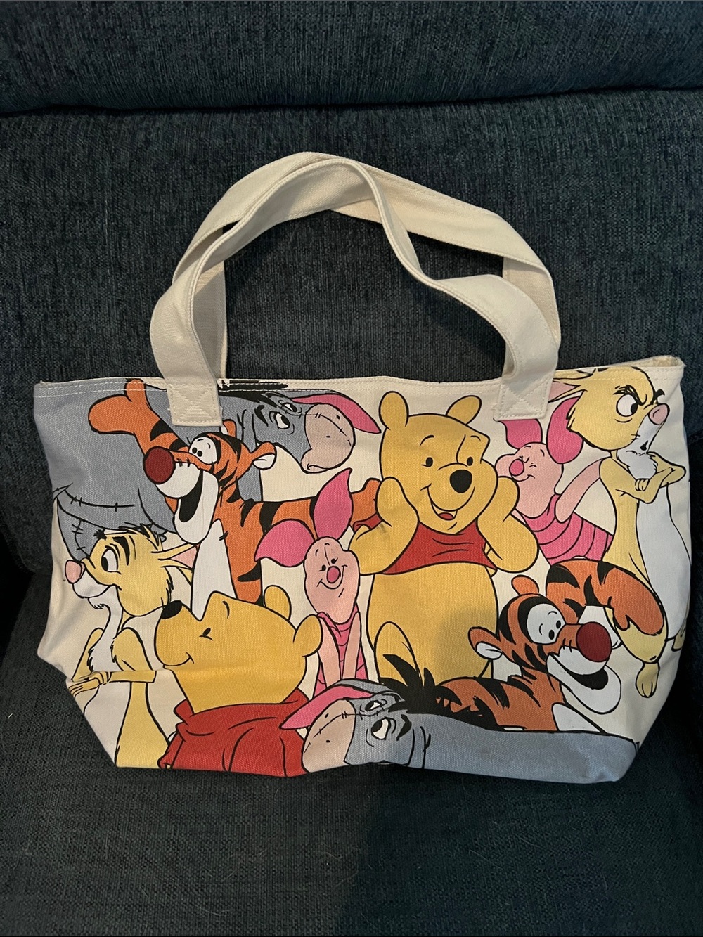 Winnie the Pooh Canvas Tote Bag -disney store
